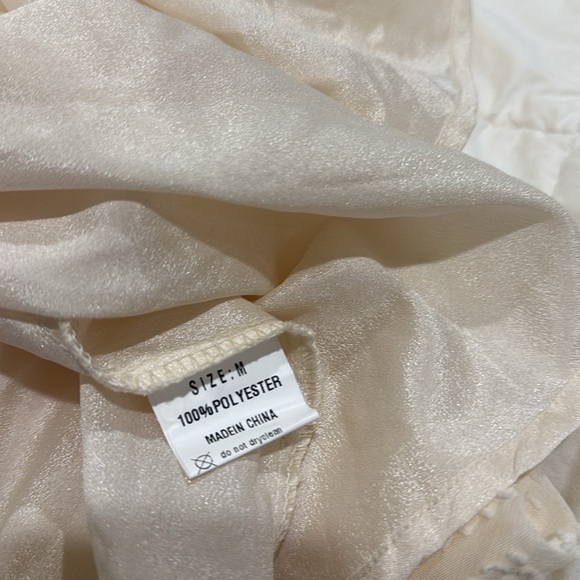 Women’s ruffle long sleeve flowy mini square neck dress NWOT - Picture 5 of 5